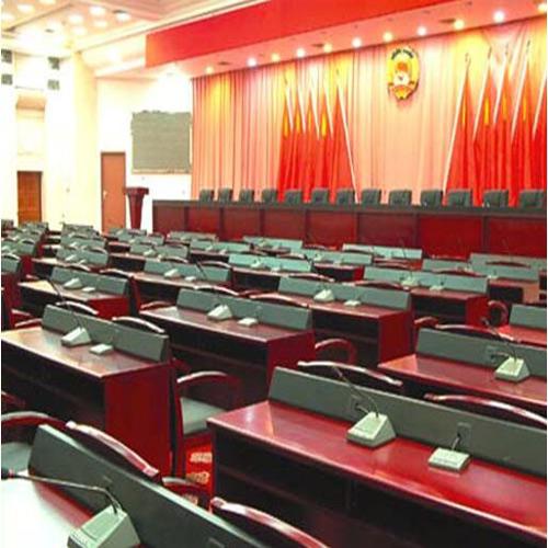 部隊會議廳(數(shù)字嵌入式表決、簽到、討論、視像跟蹤會議系統(tǒng)）